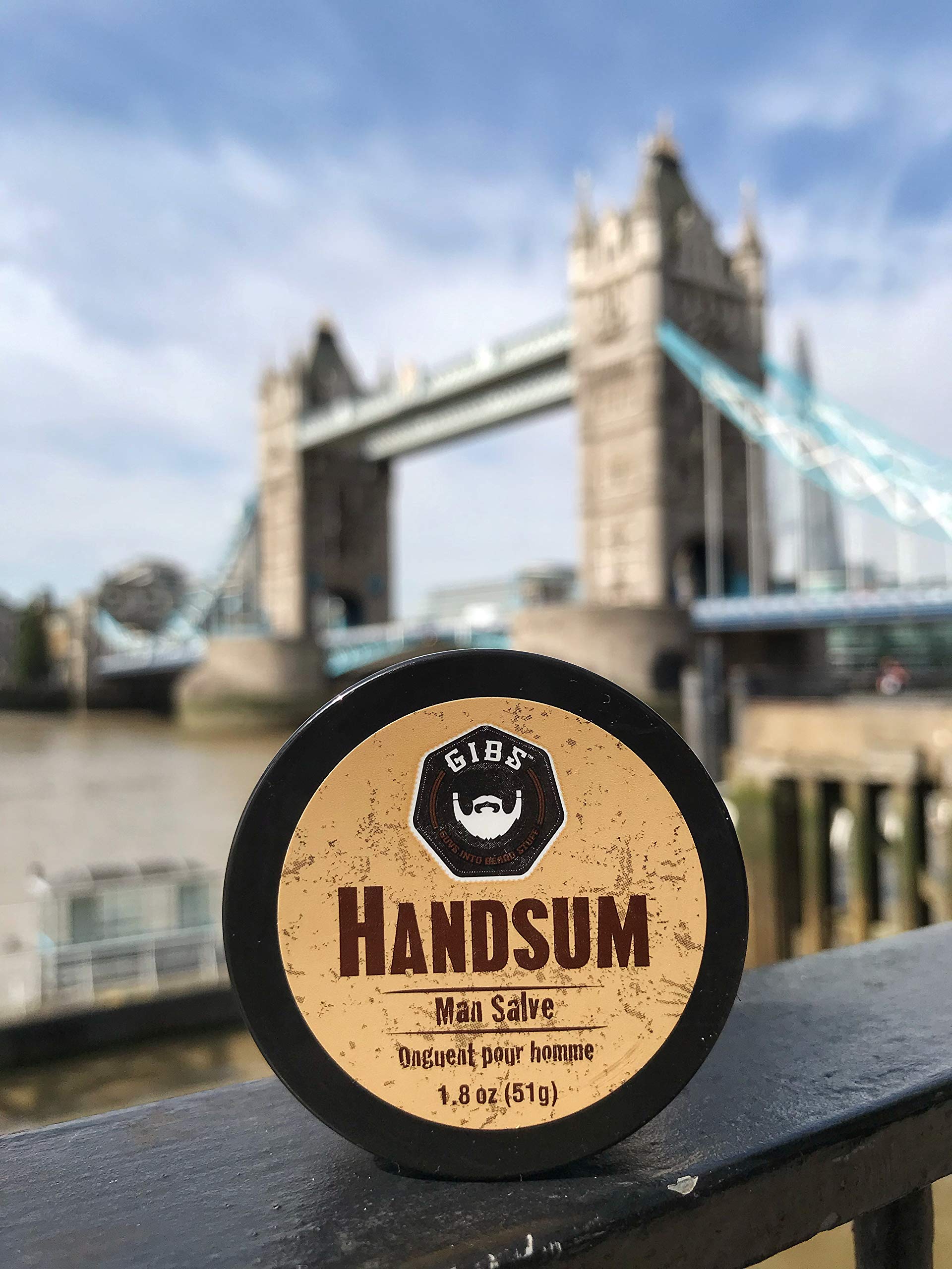 Sky Blue GIBS Grooming Handsum Man Salve, 1.8 oz