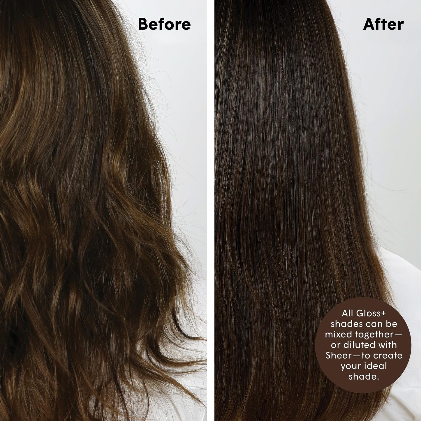Black dpHUE Gloss+, Medium Brown - Boosts Fading & Faded Hair Color - 8-12 Applications per Bottle - Lasts Up to 8 Washes