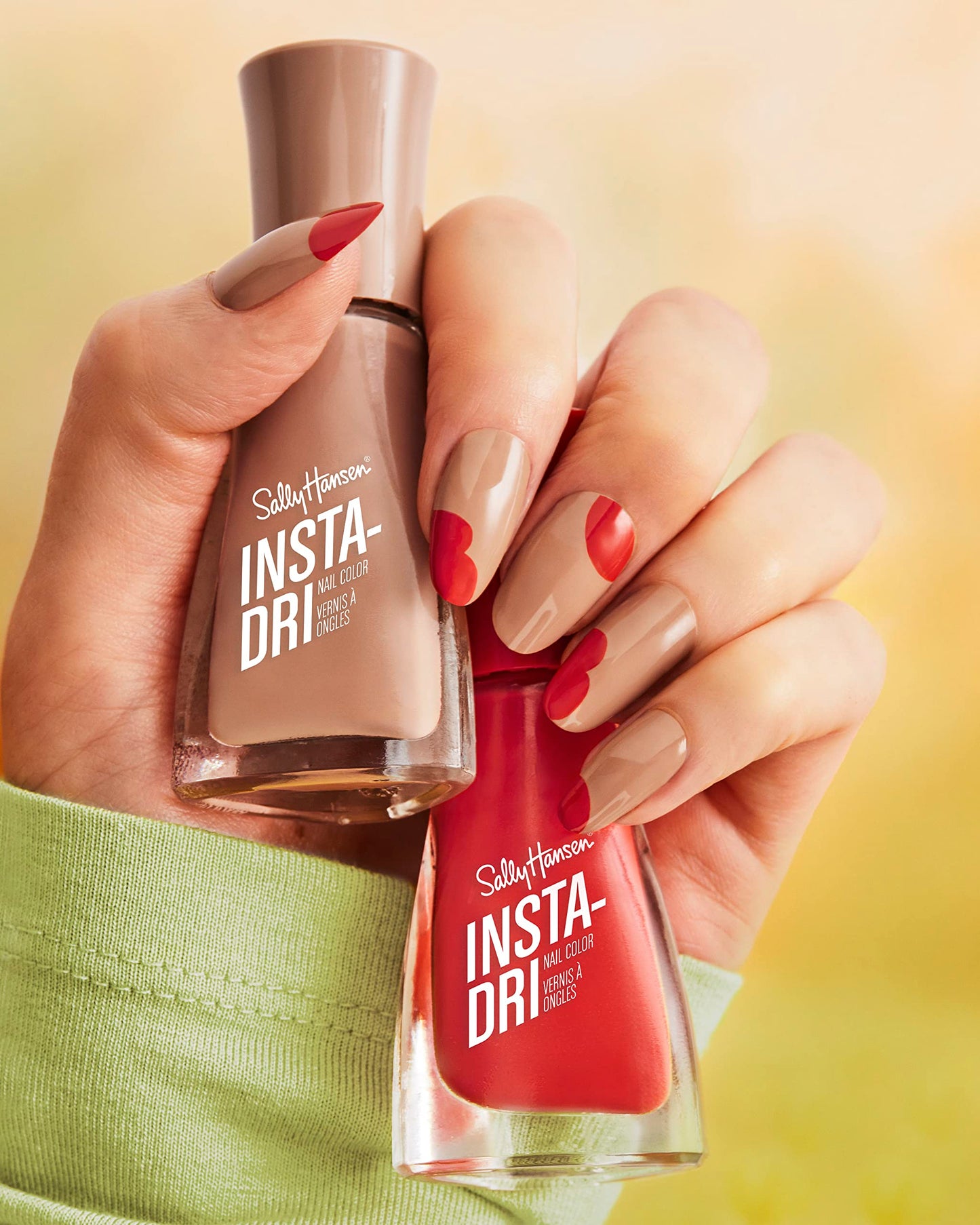Peach Puff Sally Hansen Insta Dri Fast Dry Nail Polish, PEEPS Lavender, 0.31 fl oz