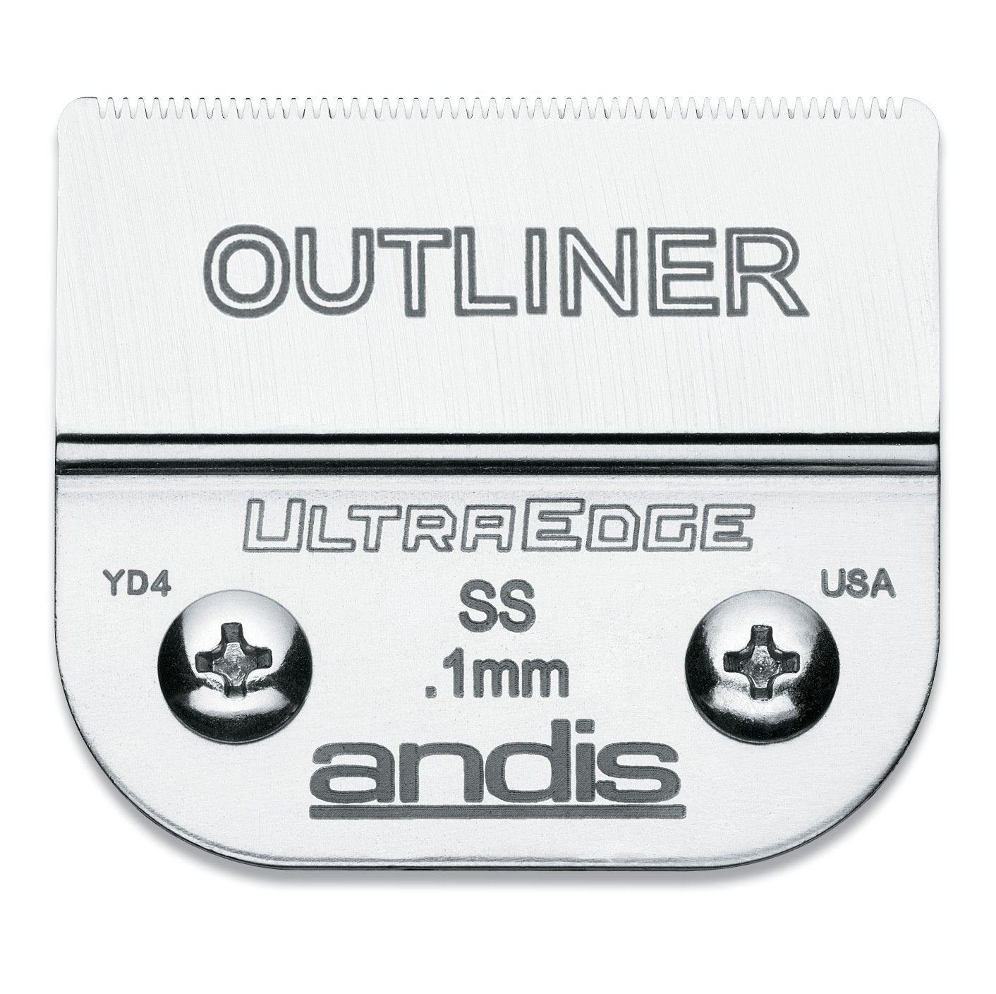 White Smoke Andis 64160 UltraEdge Carbon-Infused Steel Detachable Outliner Blade, .1mm Cut Length
