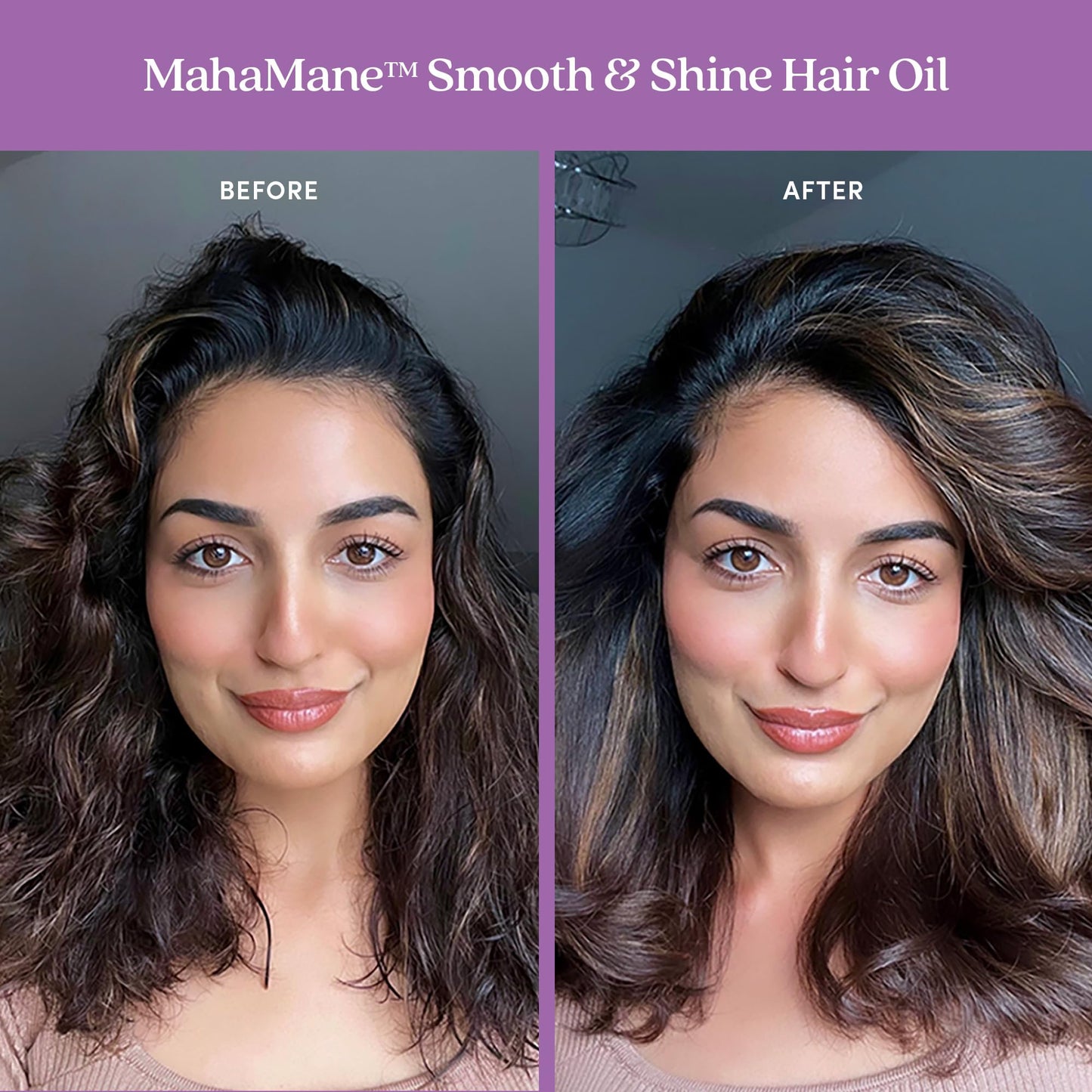 Dark Slate Gray Fable and Mane MahaMane Smooth & Shine Hair Serum - Protective Oil Treatment for Dry, Damaged Hair. 1.8FL oz