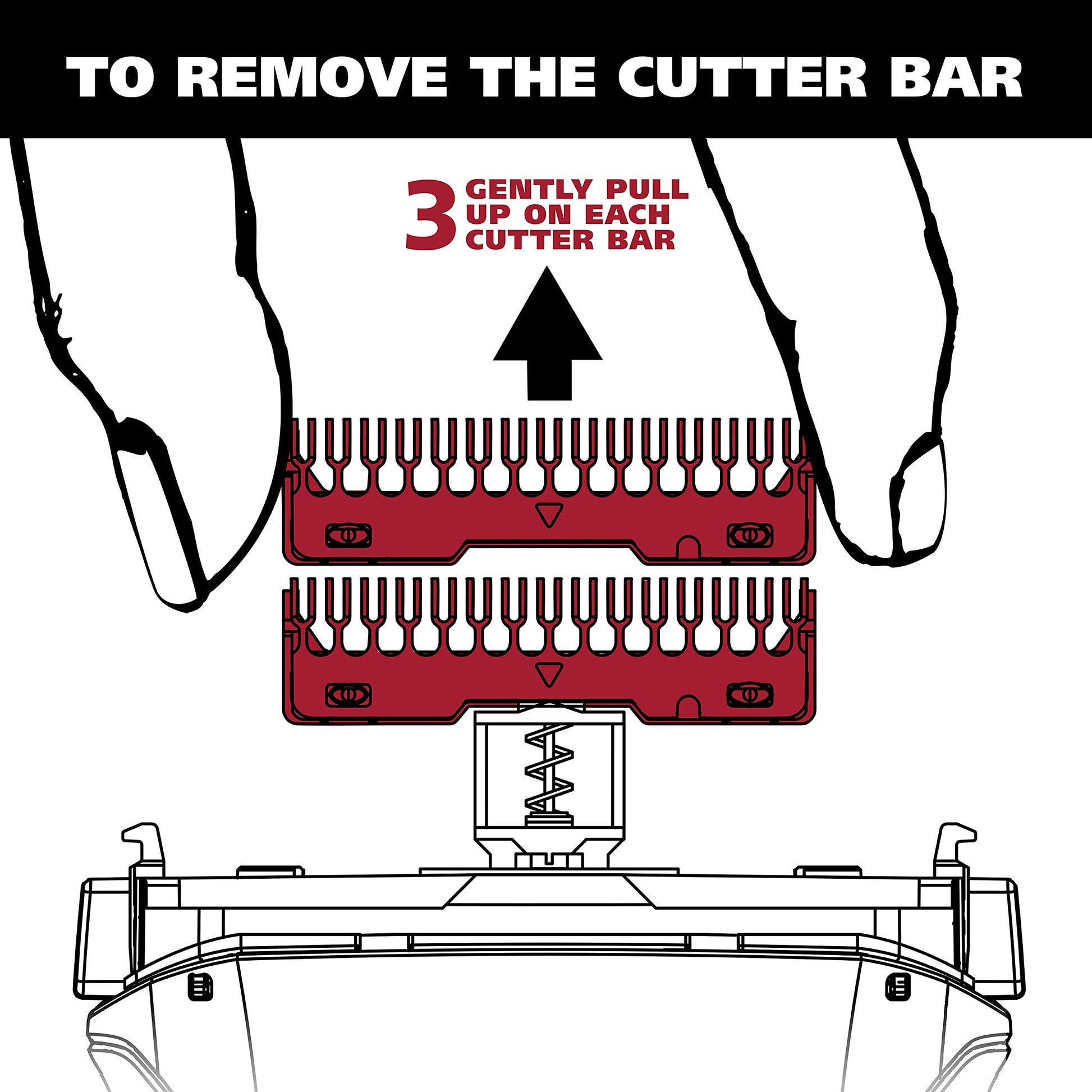 White Smoke Wahl Clean & Close Shaver Replacement Foil & Cutter Bar for 7046 Series - Model 7046-100
