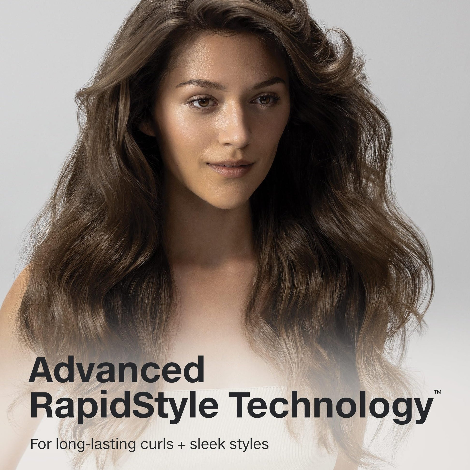 Light Gray Paul Mitchell Clipped 3-in-1 Ceramic Interchangeable Curling Iron, 3 Clip Barrels for Multiple Hairstyles
