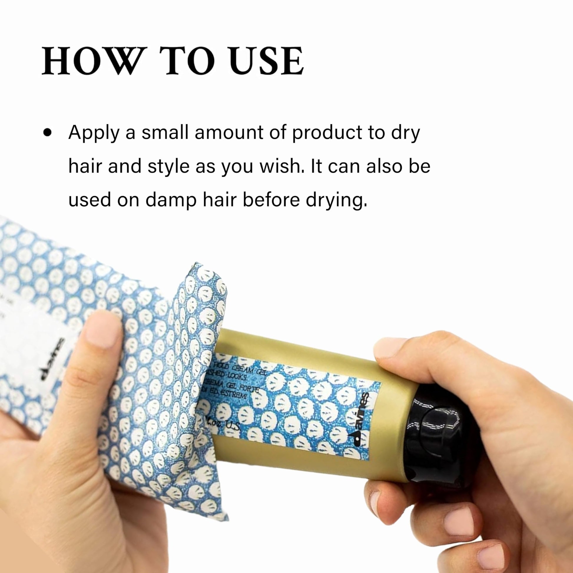White Smoke Davines This is a Strong Hold Cream Gel, Create Structure And Definition, For Quick-Drying And Residue-Free Workable Styling, 4.22 Fl. Oz.