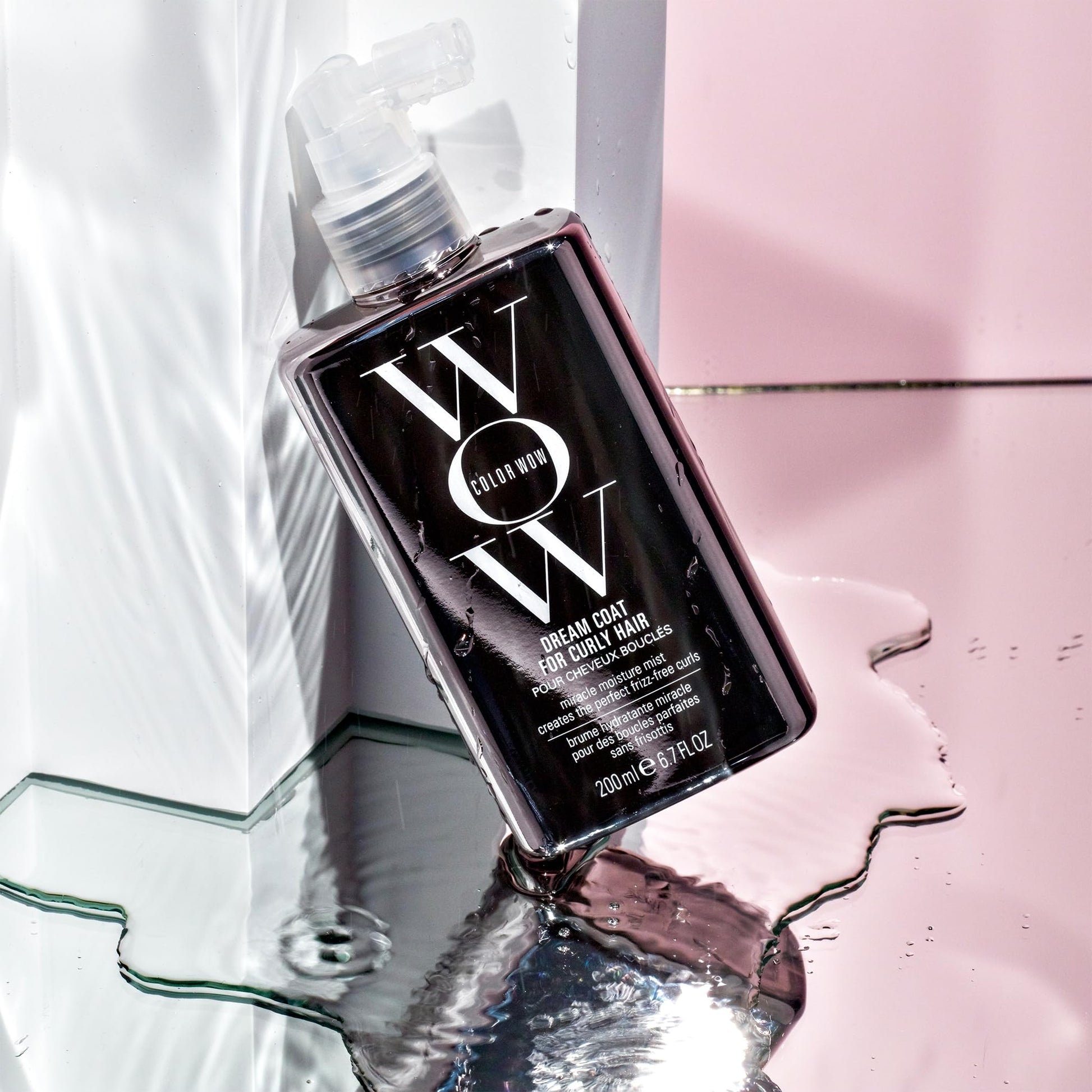 Lavender COLOR WOW Dream Coat for Curly Hair – Frizz-Free Curls Made Easy, Moisture-Boosting Spray, Curl-Enhancing Formula