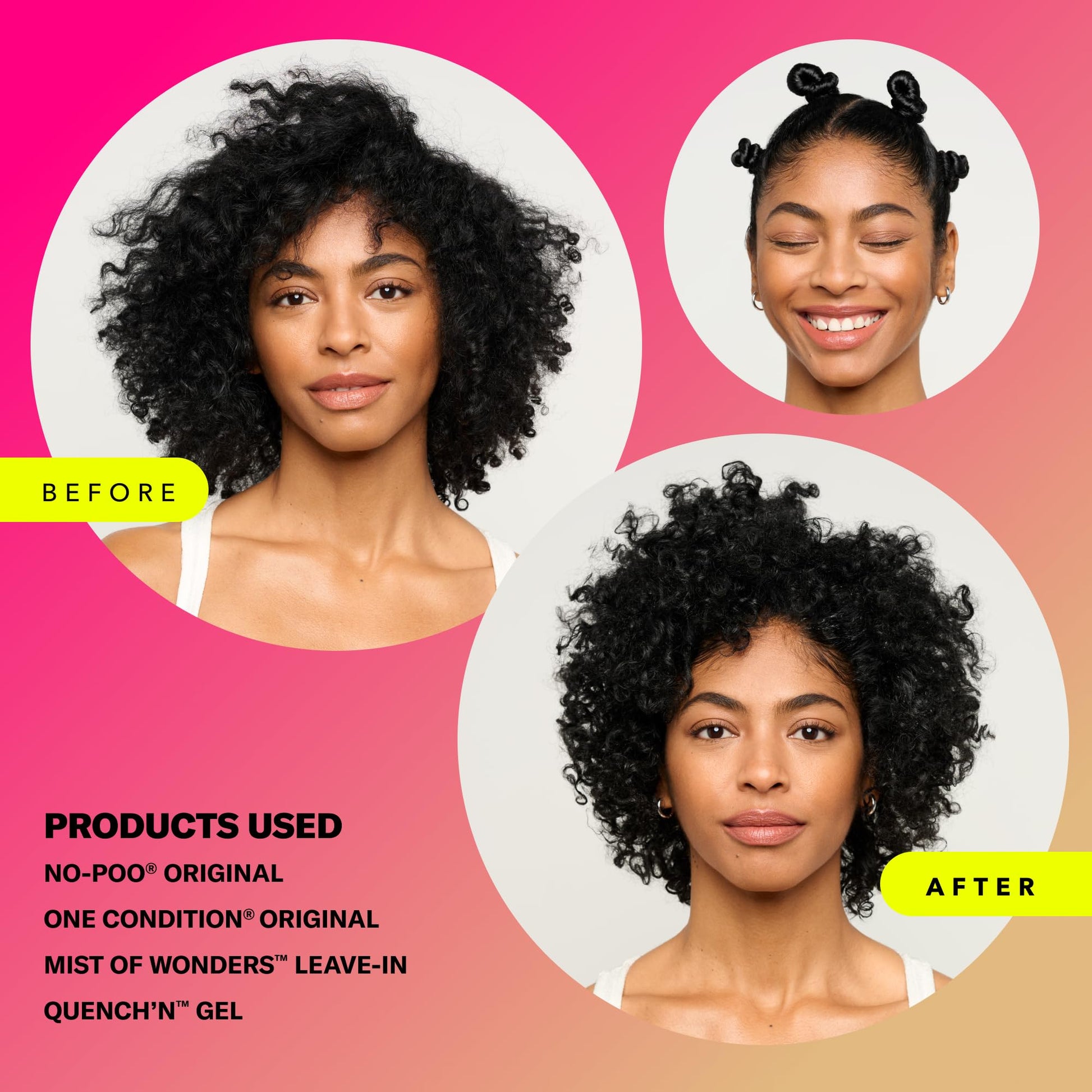 Black DevaCurl Quench'n Define Gel Strong Hold Non-Crunch Styler, 12 Oz | Lasts up to 7 Days | Locks & Moisturizes Curls | Enhances Shine