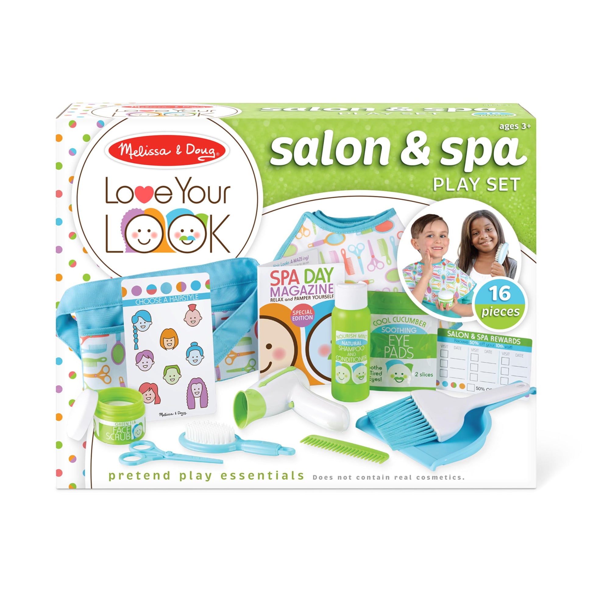 White Smoke Melissa & Doug Love Your Look - Salon & Spa Play Set