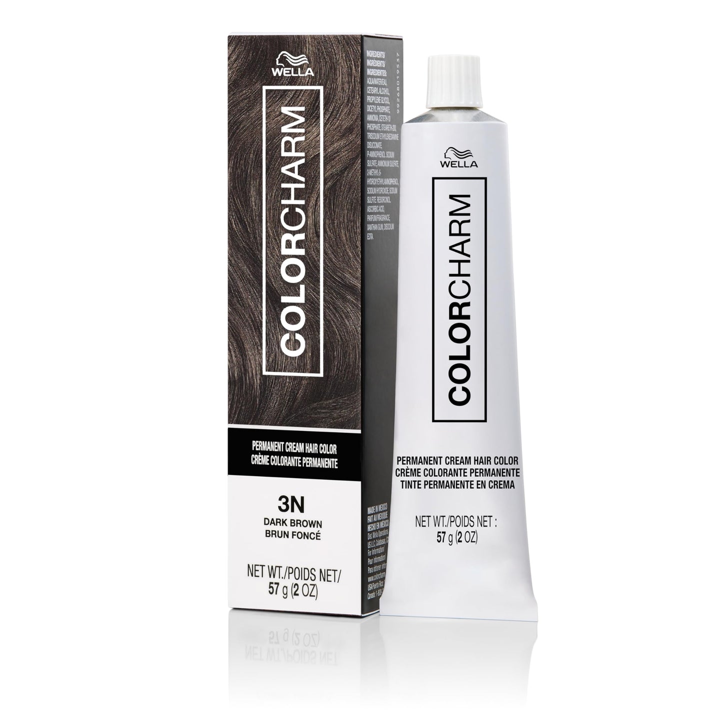 Lavender COLORCHARM Permanent Cream Hair Color, 3N Dark Brown, 2 oz.