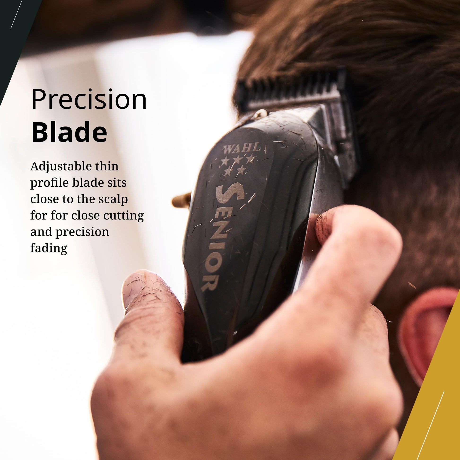 White Smoke Wahl Professional 3-Hole Standard Clipper Blade, 0000, Replacement for Designer, Senior, Pilot, Nugget, Sterling 1 Plus and Sterling 4 Clippers