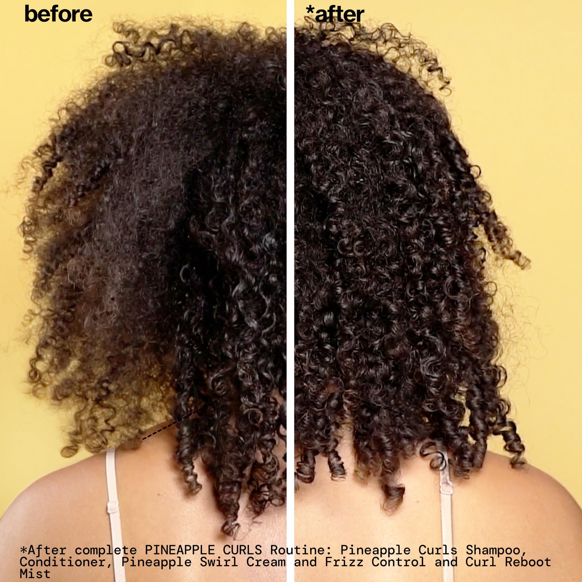 Black Pacifica Pineapple Swirl Curl Defining Cream – Bounce, Frizz Control & Curl Enhancer Styling Cream for Curly Hair & Wavy Hair – Coconut Oil & Hyaluronic Acid For No-Crunch Hold – Cruelty-Free – 4-oz