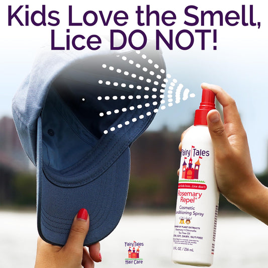 White Smoke Fairy Tales Rosemary Repel Daily Kids Shampoo– Kids Like the Smell, Lice Do Not, 12 fl oz. (Pack of 1)
