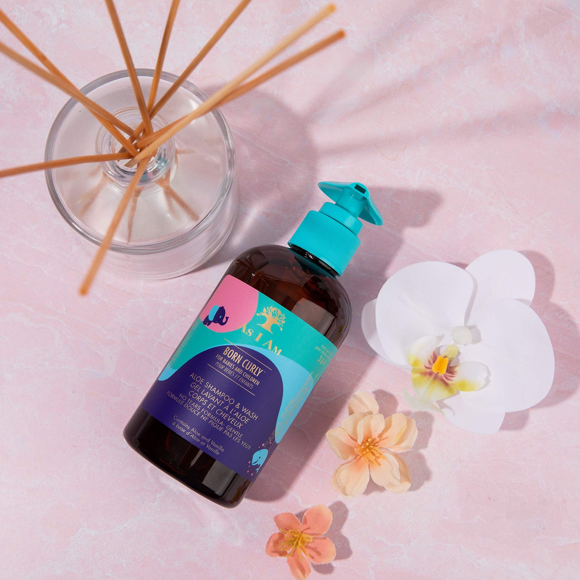Thistle As I Am Born Curly Aloe Shampoo & Wash - 8 ounce - Tear Free - Cruelty-Free & Vegan