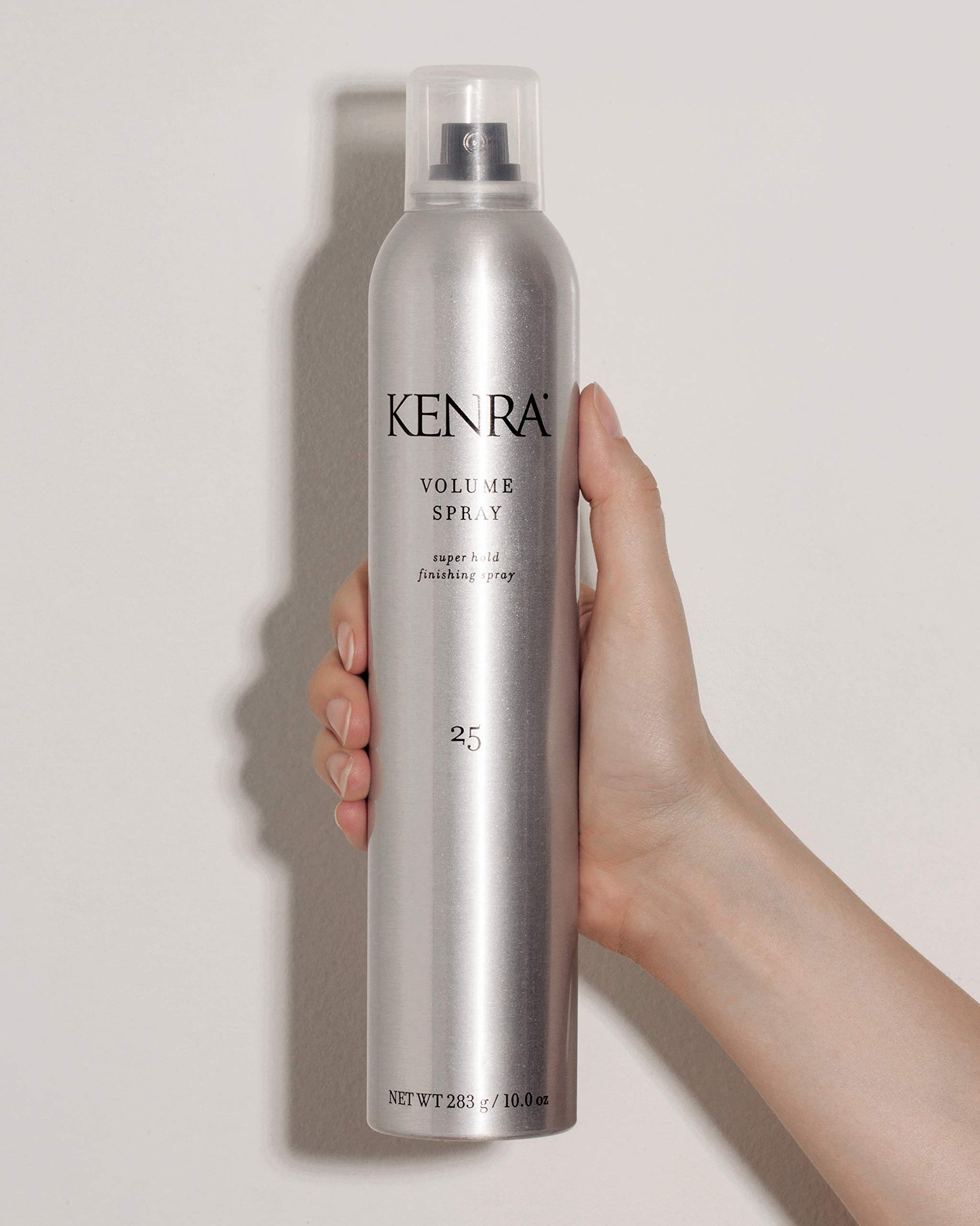 Light Gray Kenra Professional Volume Spray 25 50% | Super Hold Finishing & Styling Hairspray | Flake-free & Fast-drying | Wind & Humidity Resistance | All Hair Types | 16 oz (2-Pack)