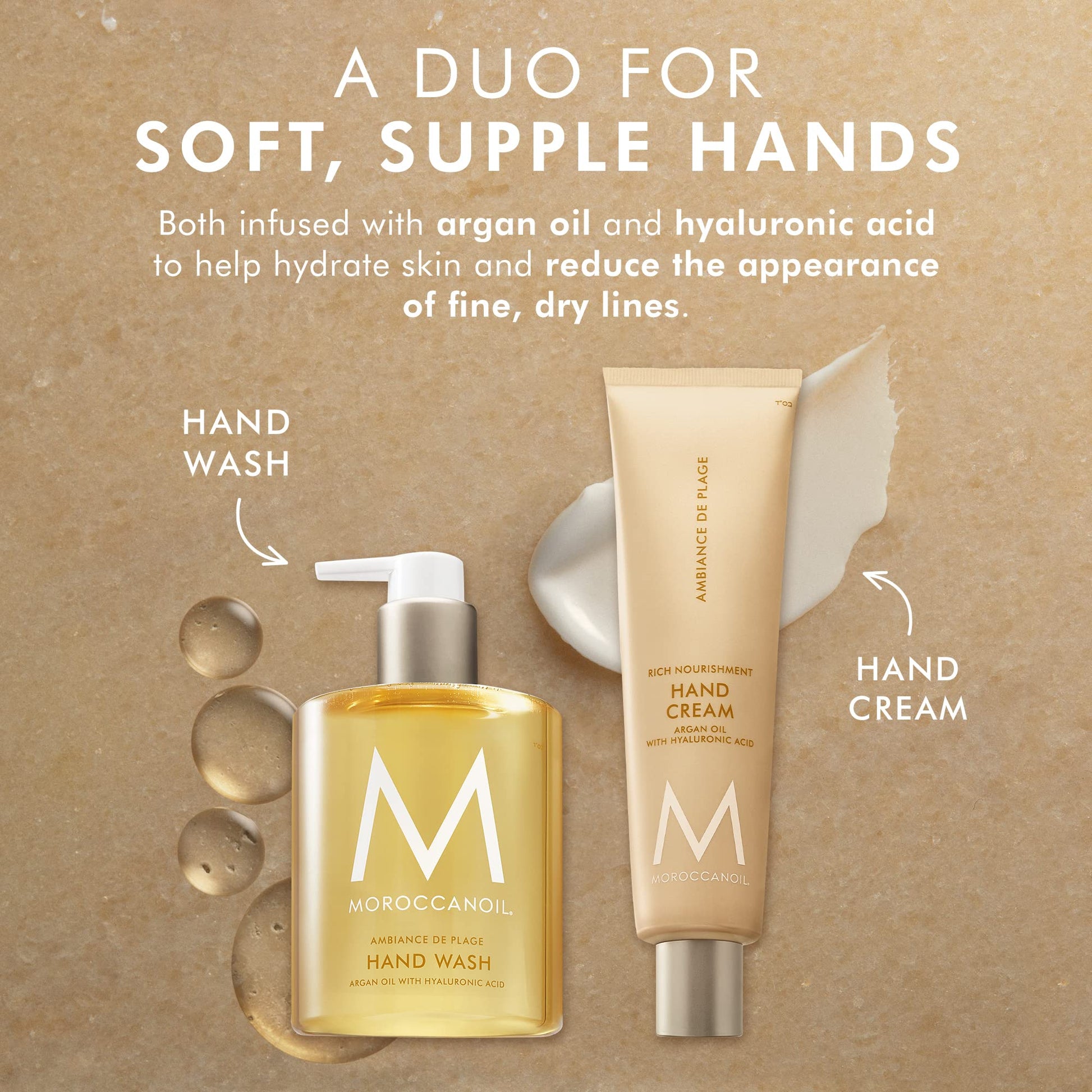 Rosy Brown Moroccanoil Hand Wash, Ambiance de Plage, 12.2 Fl. Oz.