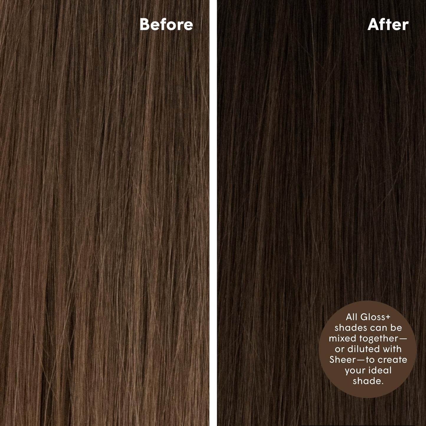 Dark Slate Gray dpHUE Gloss+, Cool Medium Brown - Boosts Fading & Faded Hair Color - 8-12 Applications per Bottle - Lasts Up to 8 Washes