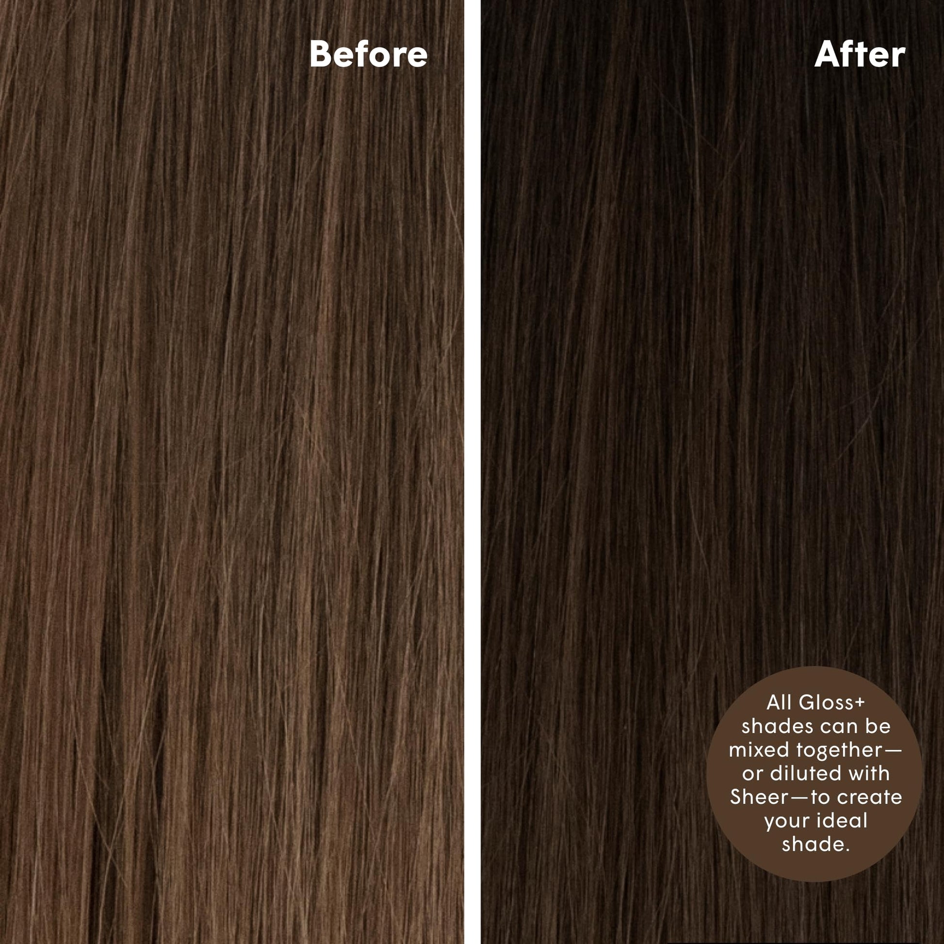 Dark Slate Gray dpHUE Gloss+, Cool Medium Brown - Boosts Fading & Faded Hair Color - 8-12 Applications per Bottle - Lasts Up to 8 Washes