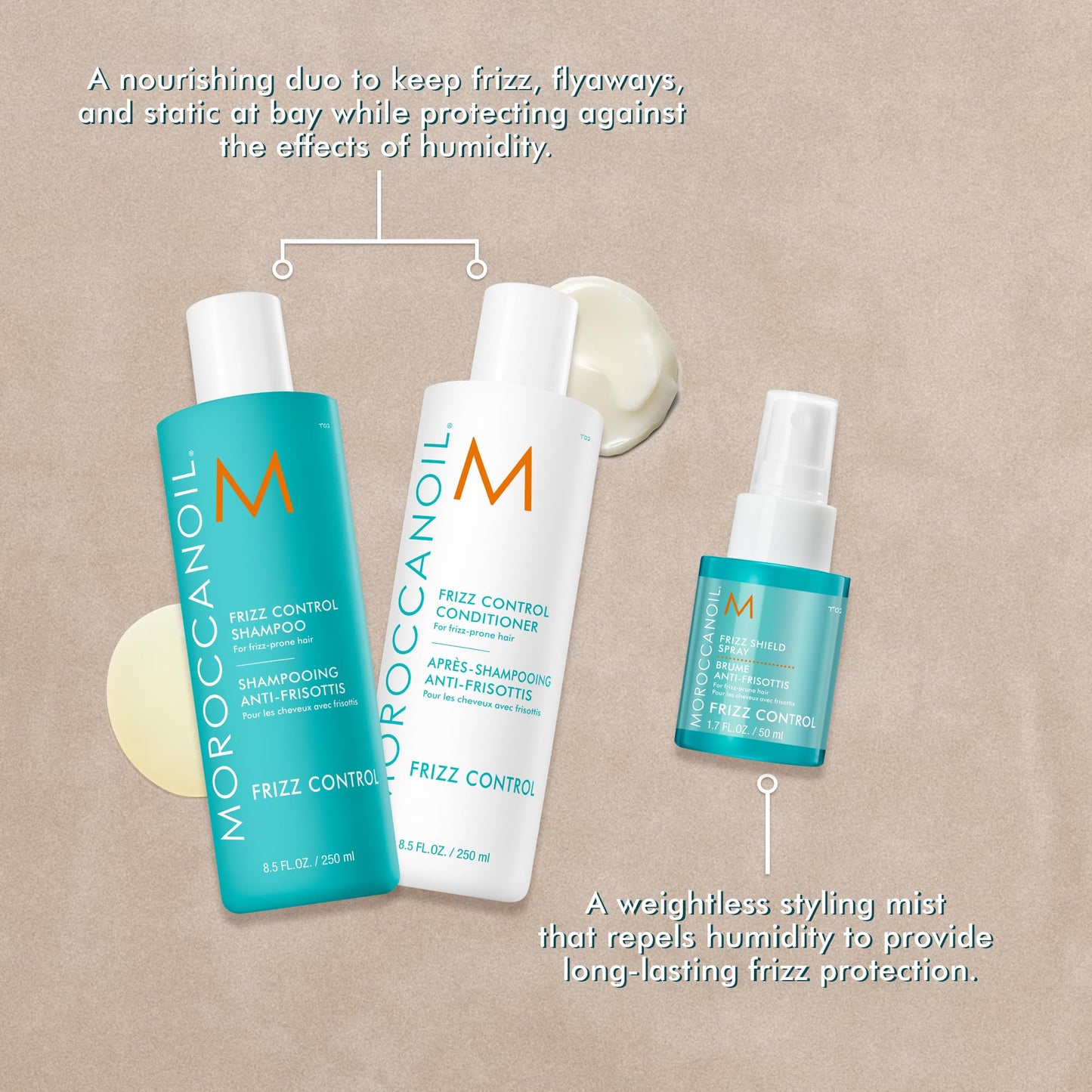 Gray Moroccanoil Hair Frizz Control Gift Set