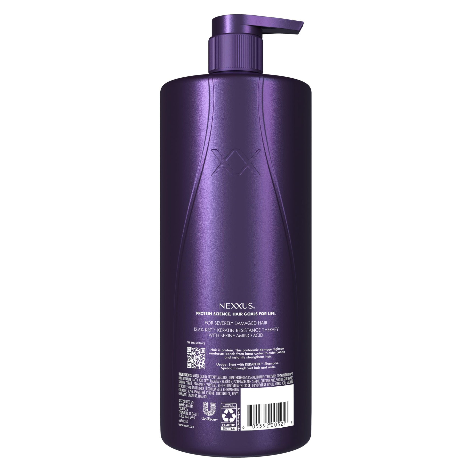 White Smoke Nexxus KERAPHIX Conditioner Damage Repair for Damaged Hair Powered by KRT Keratin Resistance Therapy with Liquid Crystal Amino Acids 33.8 Fl oz