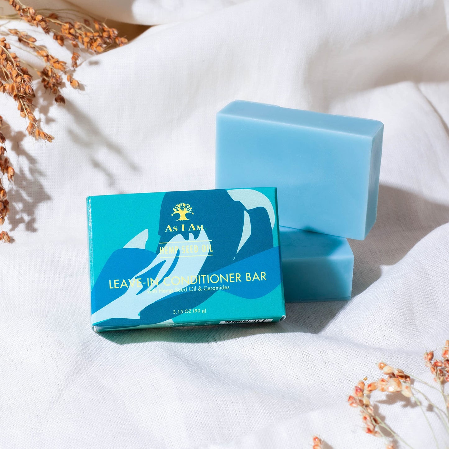 Lavender As I Am Hemp Seed Oil Conditioner Bar - ounce with Calendula Betaine &