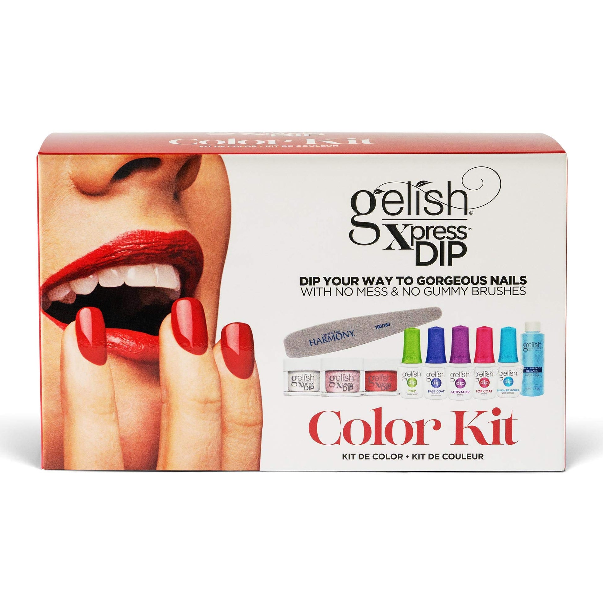 Lavender Gelish Xpress Dip Color Kit – Dip Powder Nail Kit for Strong, Long-Lasting Manicure, Easy-to-Use Nail Dip Powder System for Salon-Quality Nails at Home.