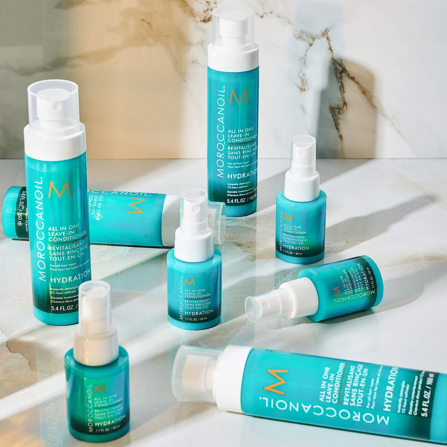 Light Gray Moroccanoil All In One Leave In Conditioner, Travel Size
