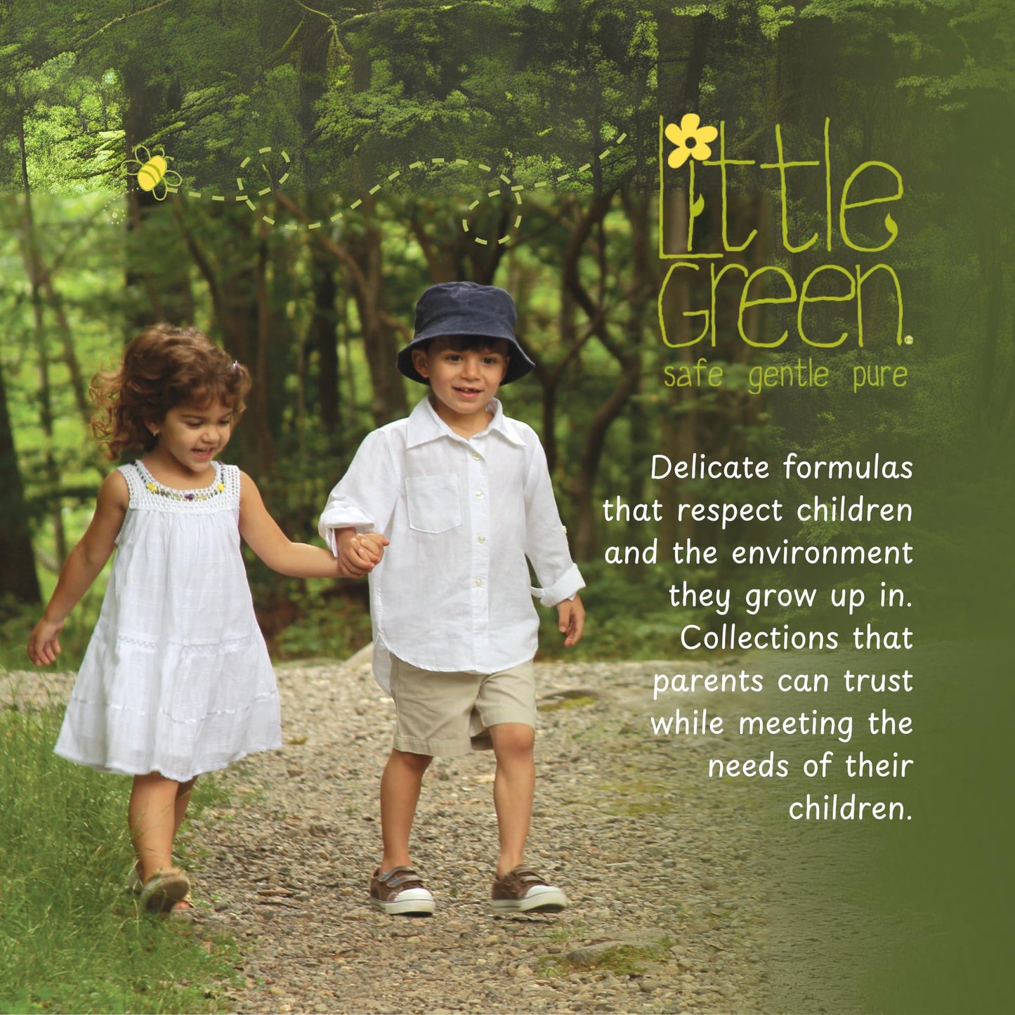 Dark Olive Green Little Green Kids Lice Guard Hair Styling Gel, Hair Styling Cream for Kids, Lice Prevention Cream, Contains Tea Tree Oil, 4.2oz