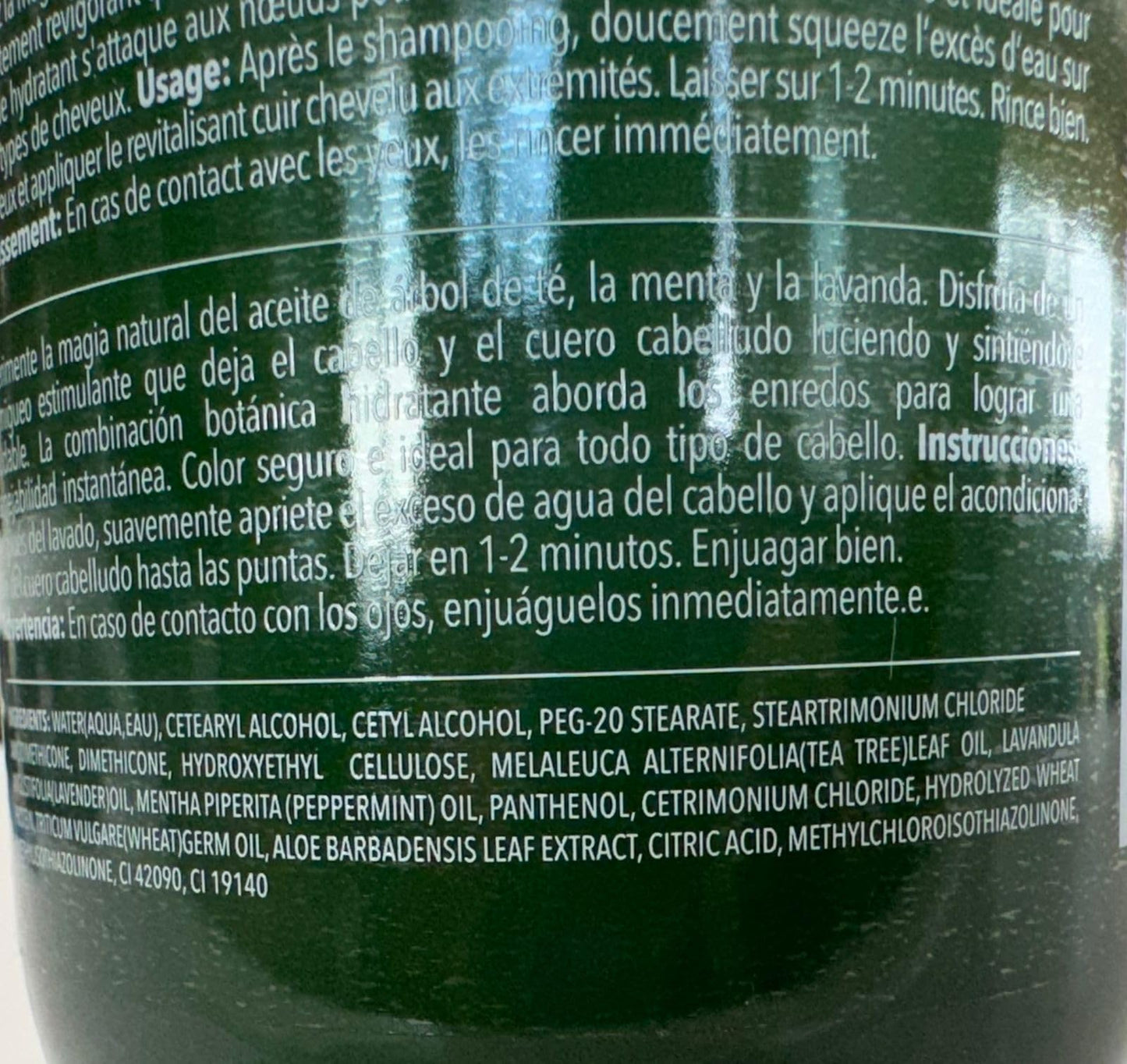 Dark Slate Gray Nywele Tea Tree Mint Shampoo and Conditioner SET 16oz each (Invigorate your scalp)