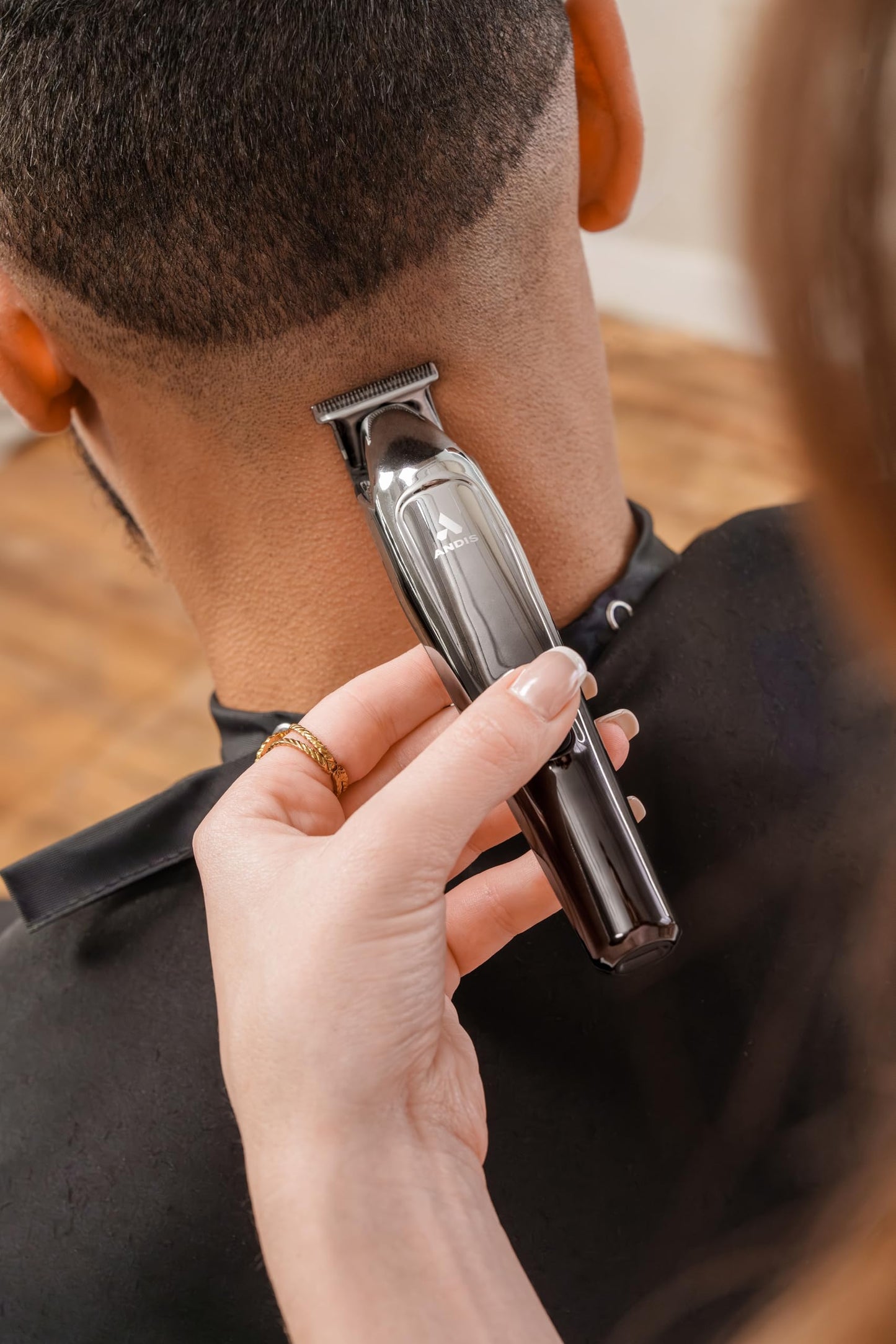Black Andis 562888 Slimline Pro II Cordless Beard and Hair Trimmer, Lithium-Ion, 4 Attachment Combs, Lightweight, Powerful Motor, Black