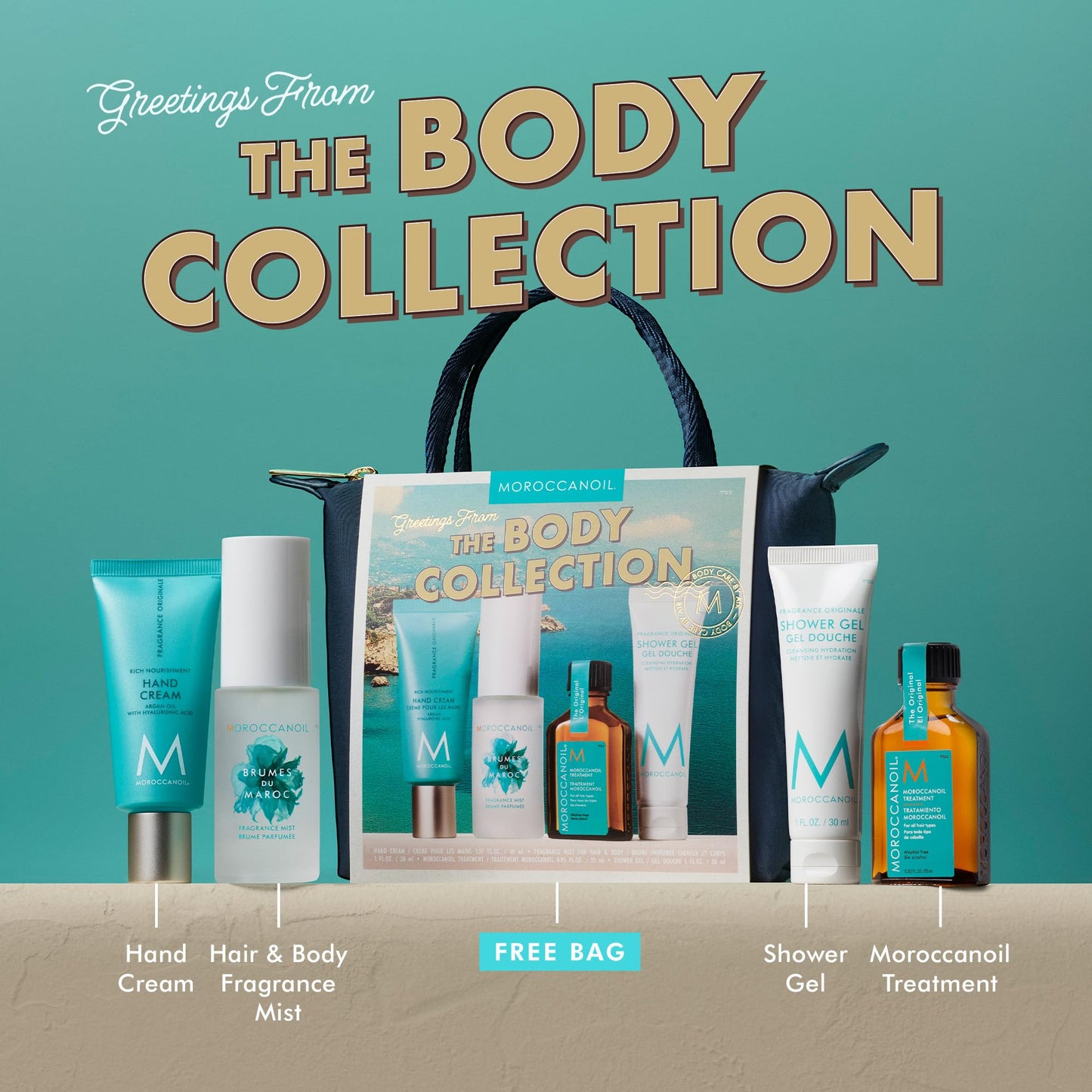Rosy Brown Moroccanoil Mini Body Essentials Set