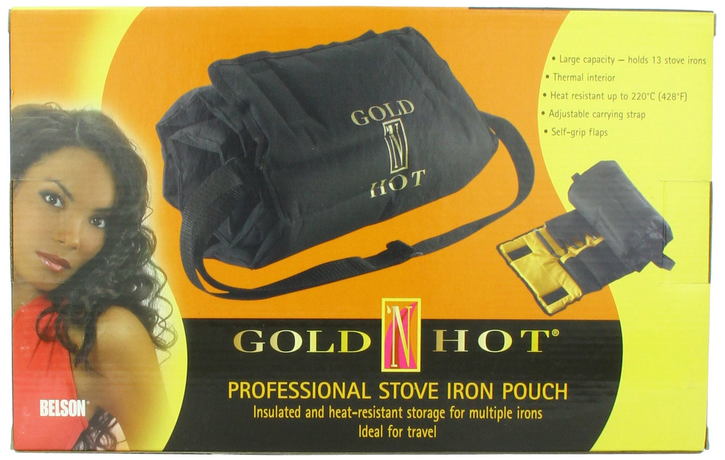 Khaki Gold 'N Hot Stove Iron Pouch
