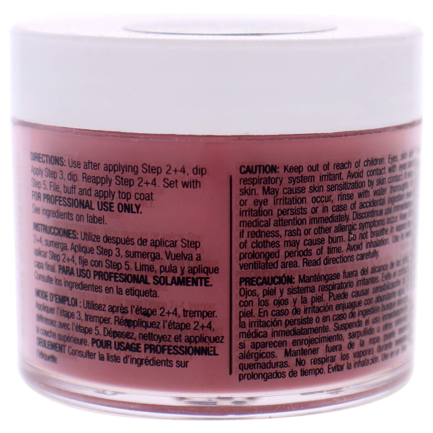 Light Gray Cuccio Pro Powder Polish Dip - Rock Solid - Nail Lacquer for Manicures & Pedicures, Easy & Fast Application/Removal - No LED/UV Light Needed - Non-Toxic, Odorless, Highly Pigmented - 2 oz