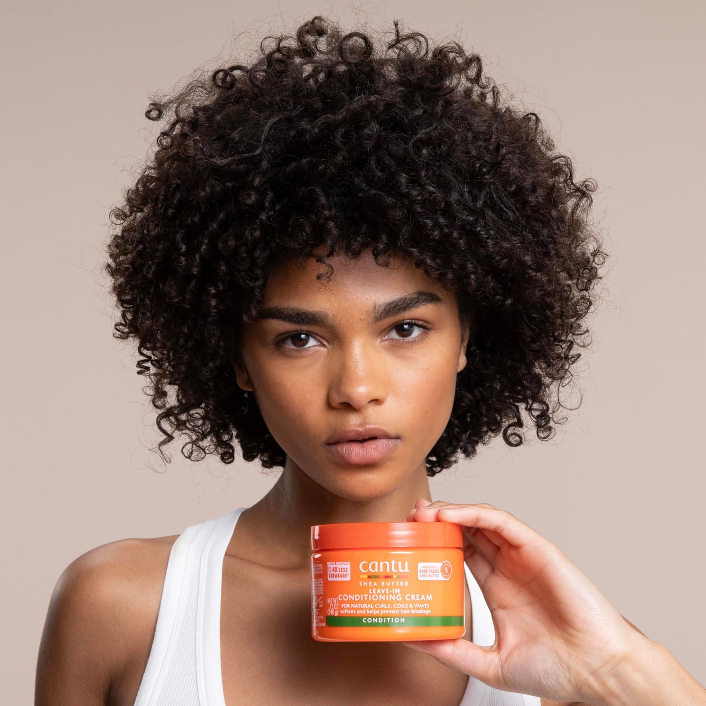 Gray Cantu Shea Butter for Natural Hair Leave in Conditioning Cream, 12 Oz