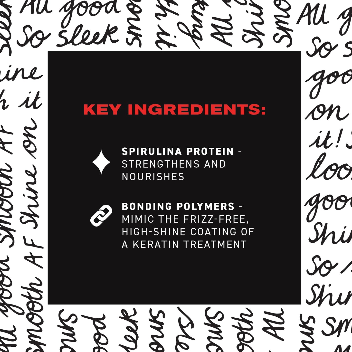 Black IGK GOOD BEHAVIOR Spirulina Protein Smoothing Spray | Frizz Control + Heat Protectant | Vegan + Cruelty Free | 5.6 Oz