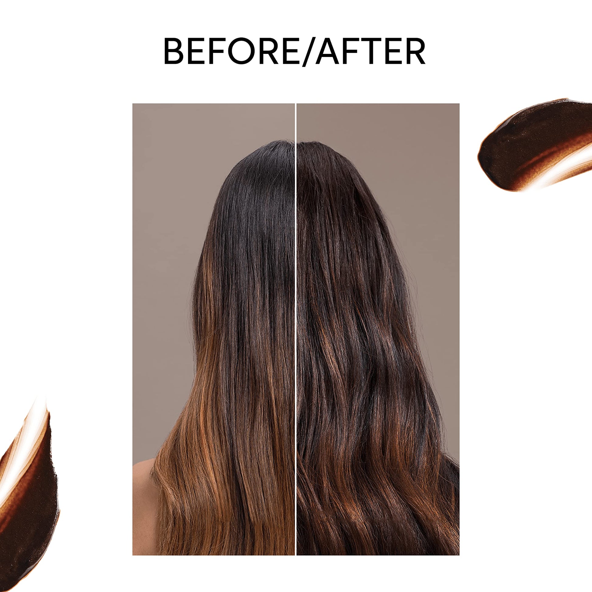 White Smoke Wella Professionals Color Fresh Mask | Chocolate Touch | Natural Shade | Hair Color-Depositing Mask | Vegan Formula with Avocado Oil | Zero Damage | Silicone Free | 5 Fl Oz