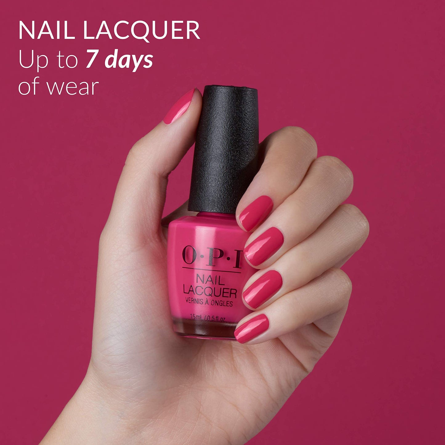 Brown OPI Nail Polish, Nail Lacquer, Cozu Melted In The Sun, Pink Nail Polish, 0.5 Fl Oz