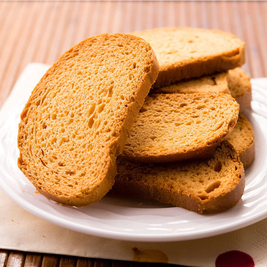 Sandy Brown Heaven's Classic Rusk/Toast/Chai-Coffee Time Mouth-Watering Rusk/Toast/Crunchy Rusk-850g(850g*1Pac)