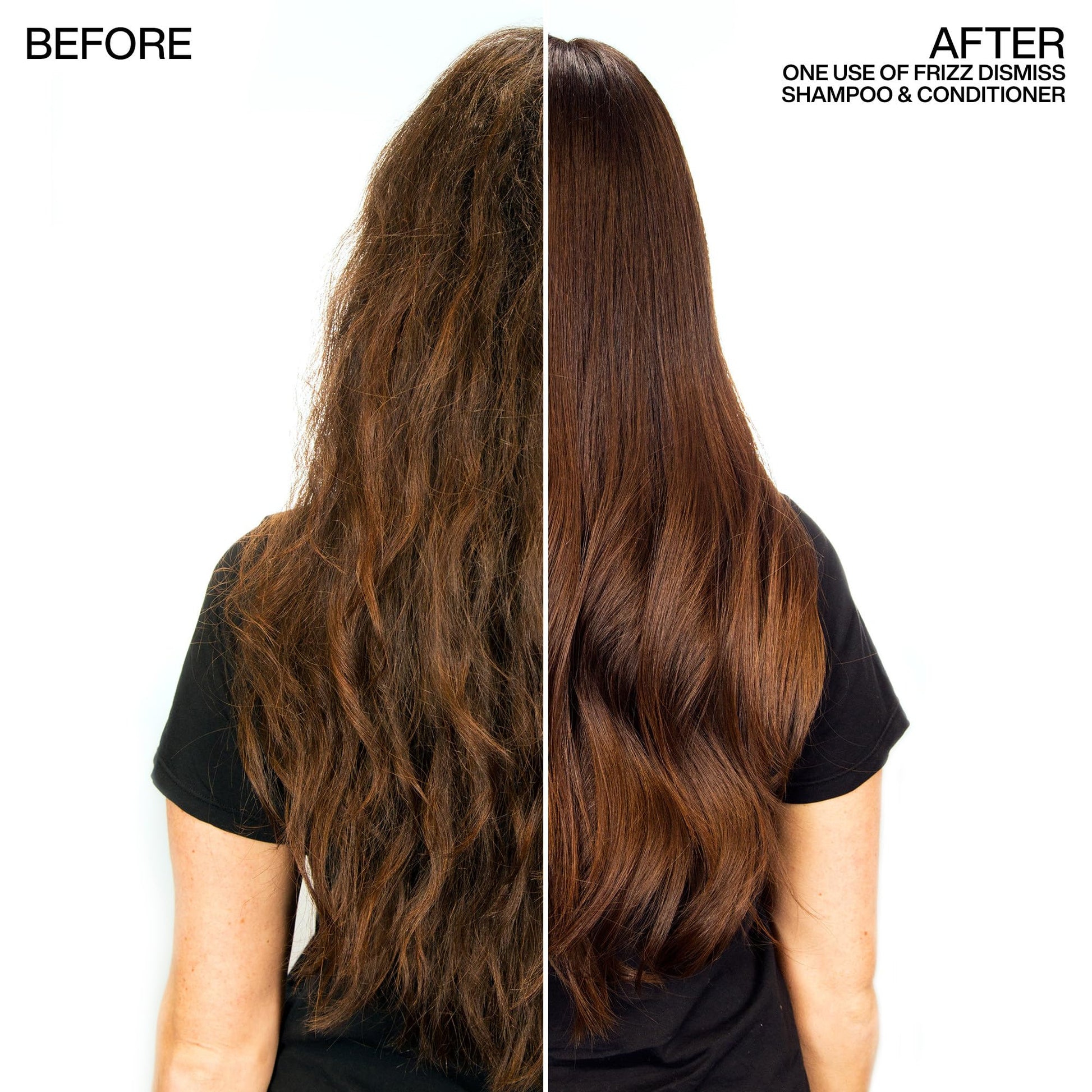 White Smoke Redken Frizz Dismiss Shampoo | Sulfate Free Shampoo For Frizzy Hair | Gently Cleanses, Smooths, and Adds Shine | Weightless Long-Lasting Frizz Control | Humidity Protection | Anti Frizz