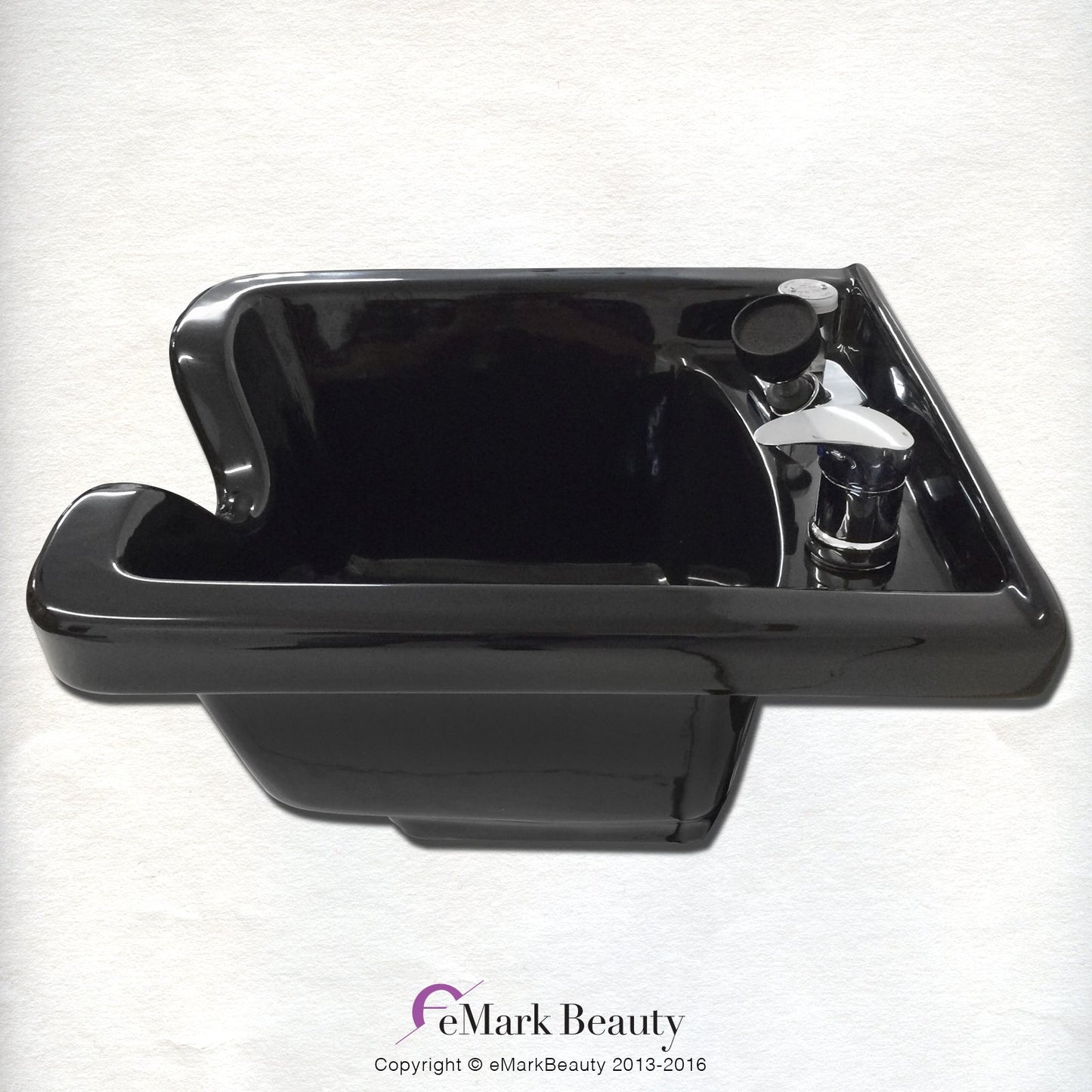 White Smoke Shampoo Bowl Black ABS Plastic Salon and Spa Hair Sink Beauty Salon Equipment TLC-B11