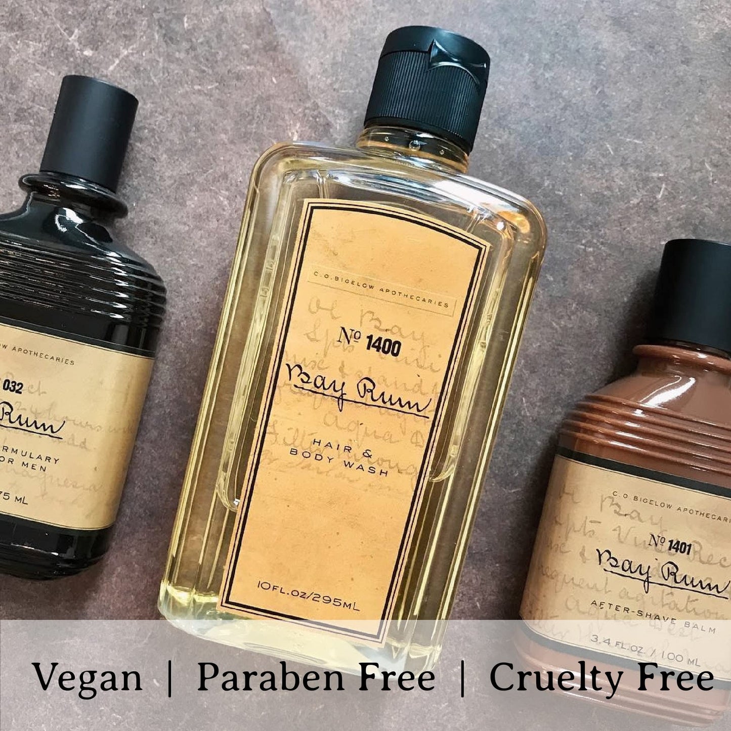 Rosy Brown C.O. Bigelow Bay Rum Hair & Body Wash for Men, Citrus Spice Scented Men's 2 in 1 Shampoo & Body Wash with Aloe Vera, 10 Fl Oz