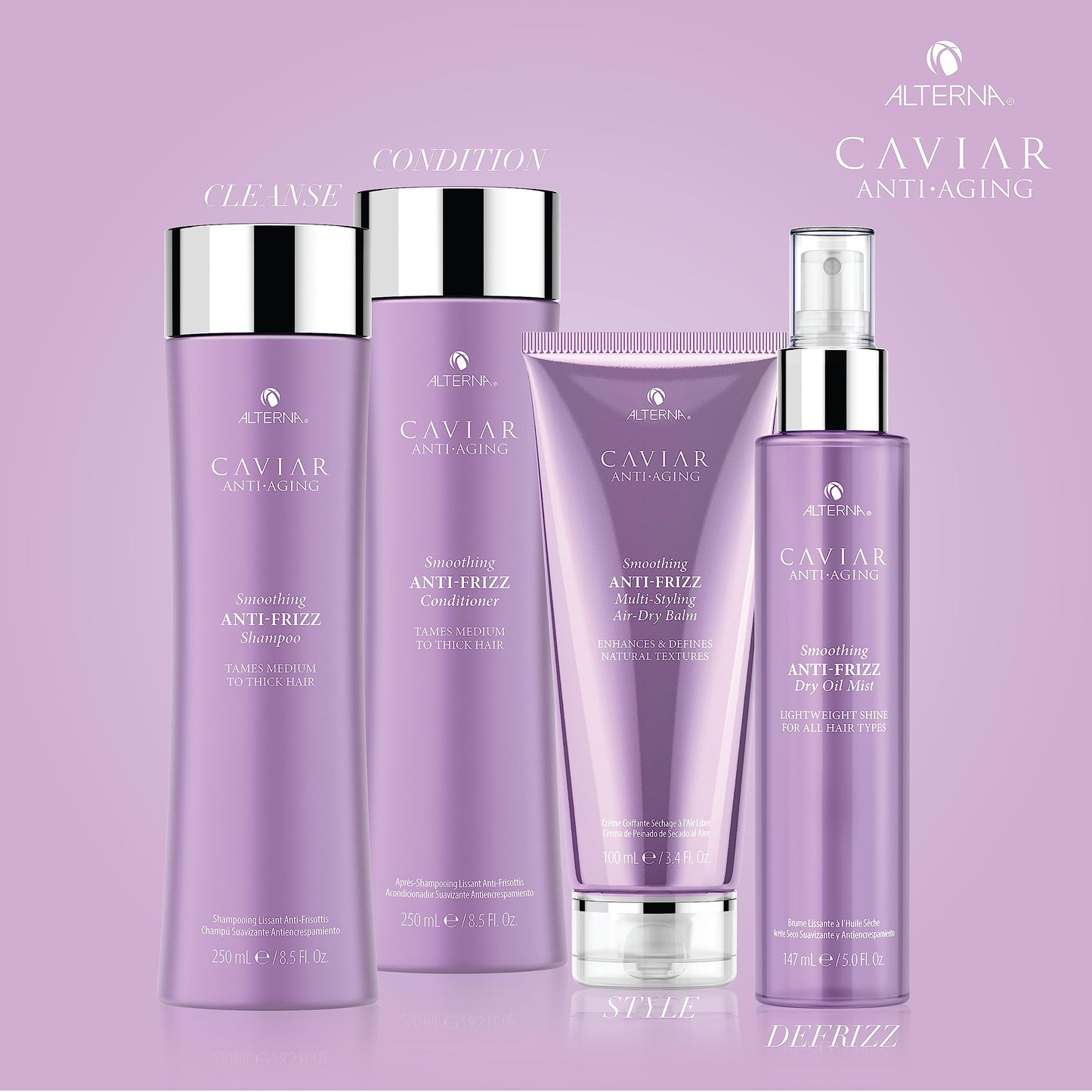 Thistle Alterna Caviar Anti-Aging Smoothing Anti-Frizz Multi-Styling Air Dry Balm, 3.4 Fl Oz | Controls Frizz With Light Hold | Adds Natural Shine | Sulfate Free