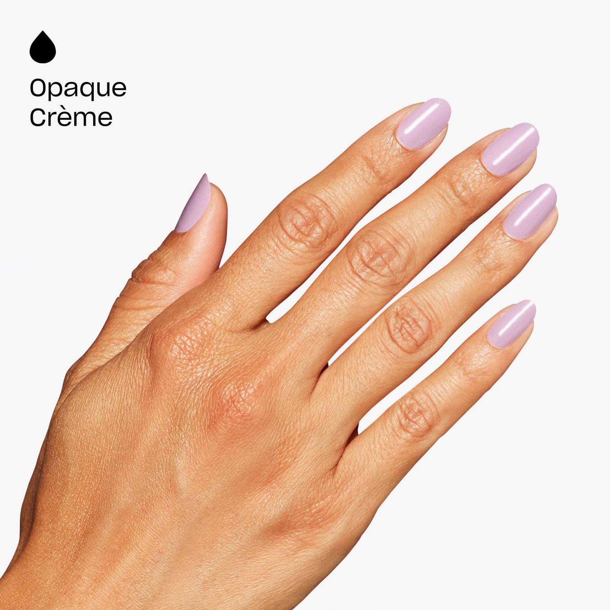 White Smoke OPI Nail Lacquer Mod About Me | Opaque Soft Cool Lilac Purple Crème Chip Resistant Nail Polish | The New OPIcons Collection | Spring 2026