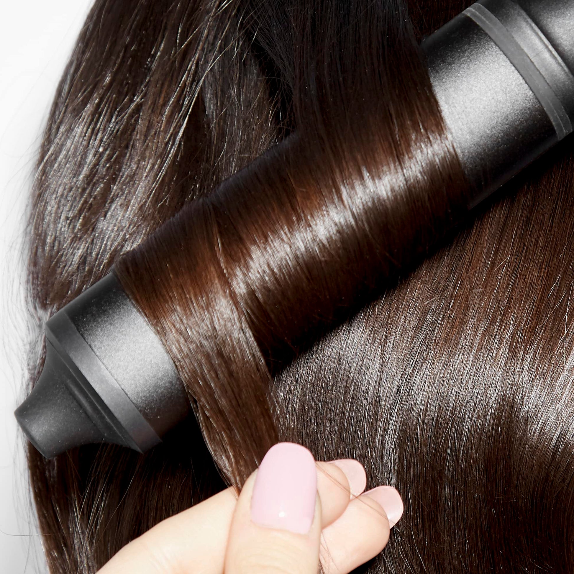 Black ghd Curve Classic Wave Curling Wand - 0.5” to 1.5” Oval Ceramic Wand for Beachy Waves and Hollywood Curls - 365ºF Safer Hair Styling Technology, Cool Tip, and Auto Sleep Mode - Black