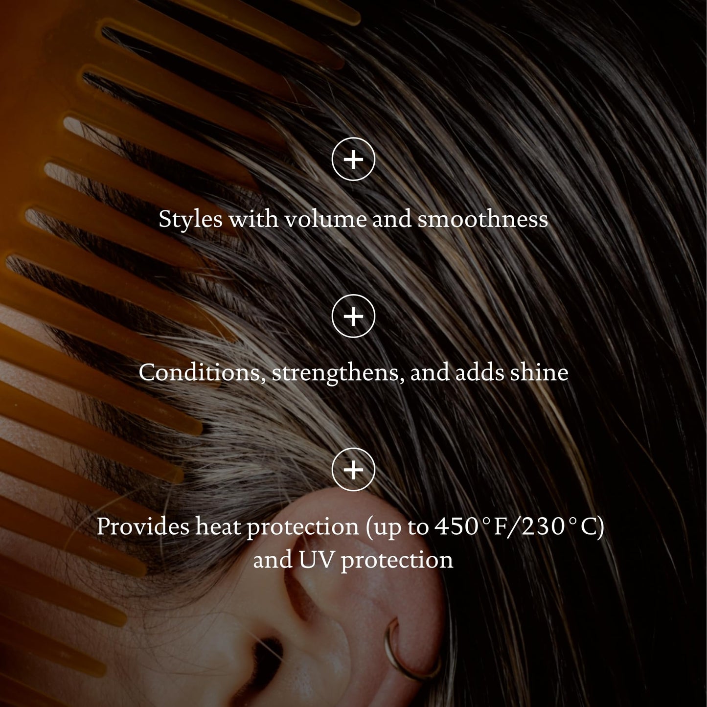Black Living Proof Perfect Hair Day 5-in-1 Styling Treatment – Conditions, Smooths, Volumizes, Adds Shine, Heat Protection up to 450°F, 4 oz