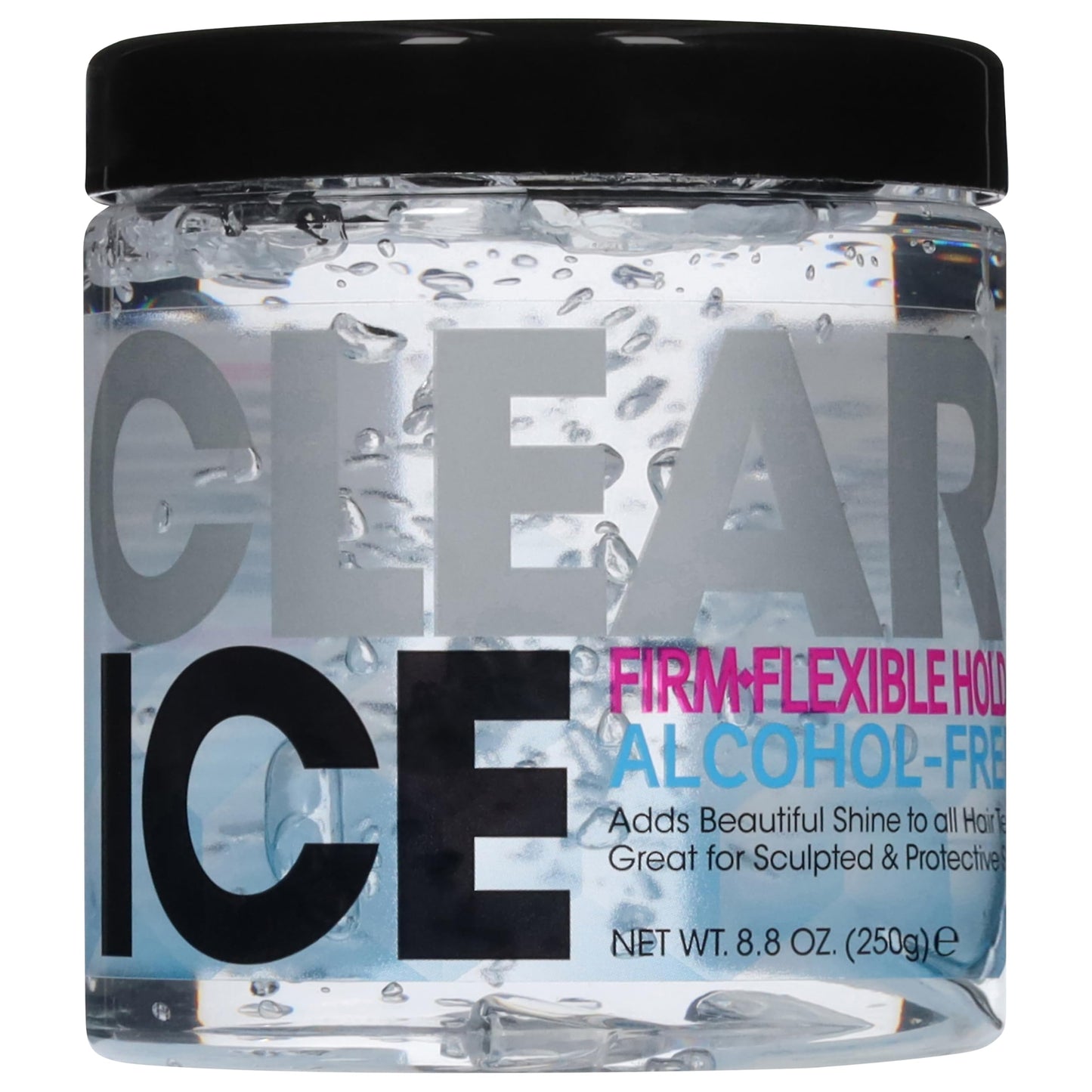 Black AmPro Clear Ice Gel Firm/Flexible Hold 8.8 Oz (Pack of 1)