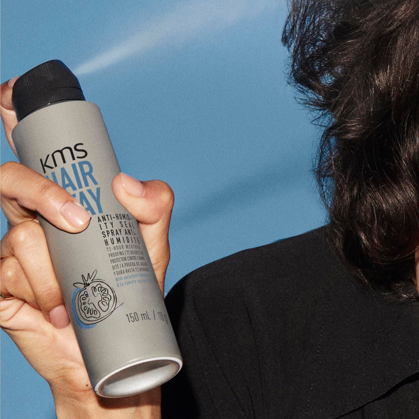 Black HairStay Anti-Humidity Seal 75ml