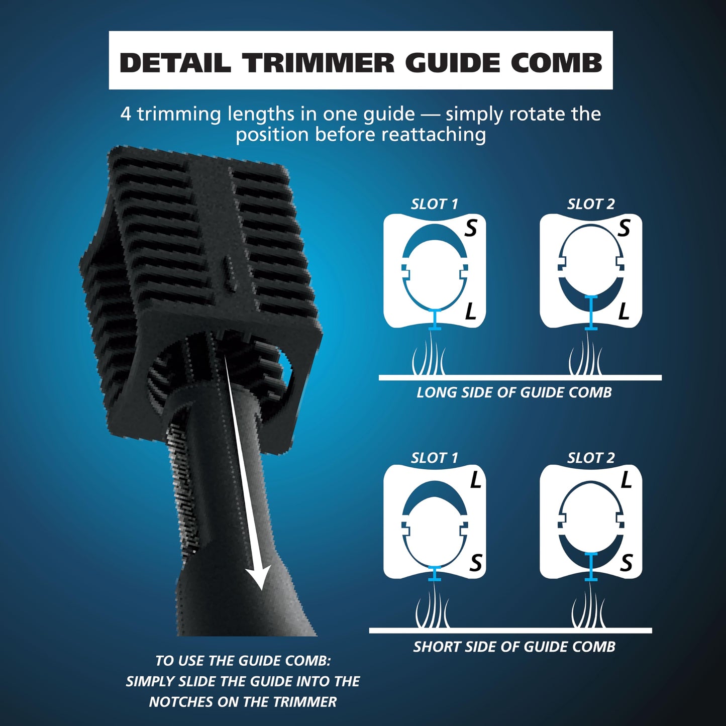 Dark Slate Gray Wahl DualTech® Pro Series® 2 in 1 Lithium Battery Dual Sided Eyebrow Trimmer and Nose Hair Trimmer for Men – Model 3025698