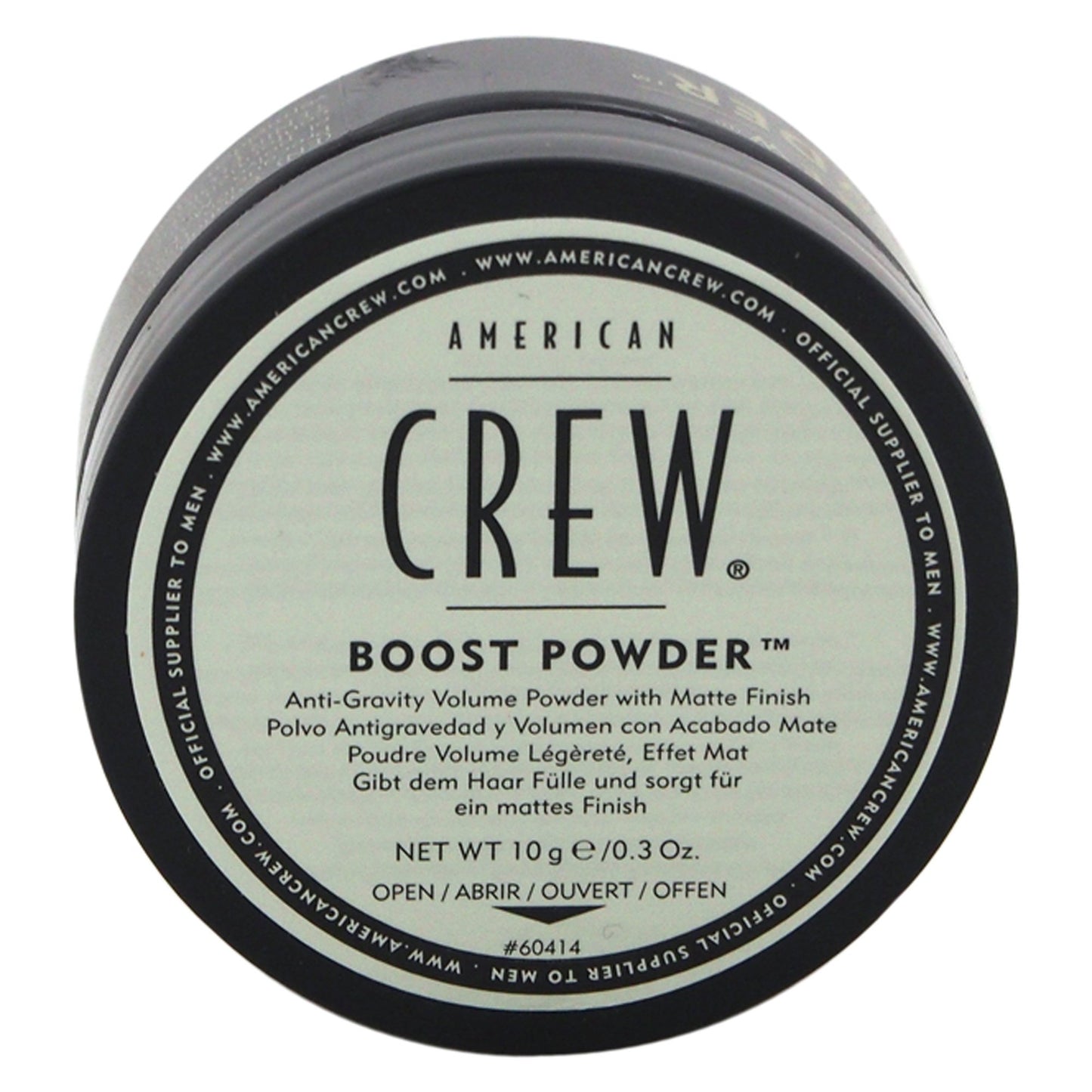 White Smoke American Crew Boost Powder for Men, 0.3 Ounce