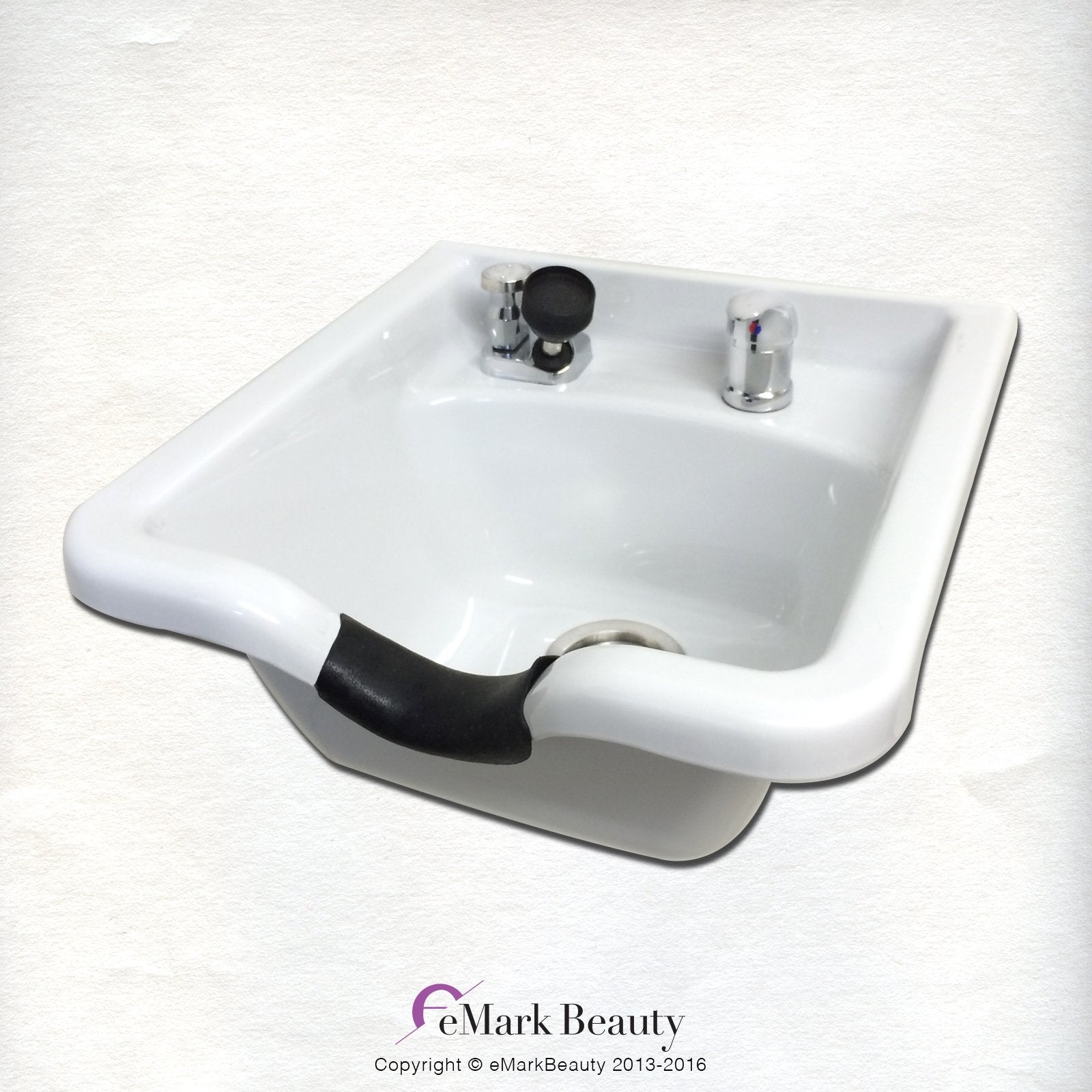 White Smoke Shampoo Bowl White ABS Plastic Salon and Spa Hair Sink Beauty Salon Equipment ASSE/UPC/CSA Compliant Fixtures TLC-W11