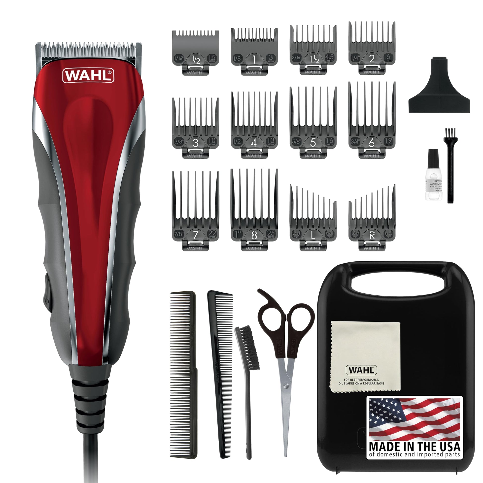 White Smoke Wahl Clipper Compact Multi-Purpose Haircut, Beard, & Body Grooming Hair Clipper & Trimmer with Extreme Power & Easy Clean Blades - Model 79607
