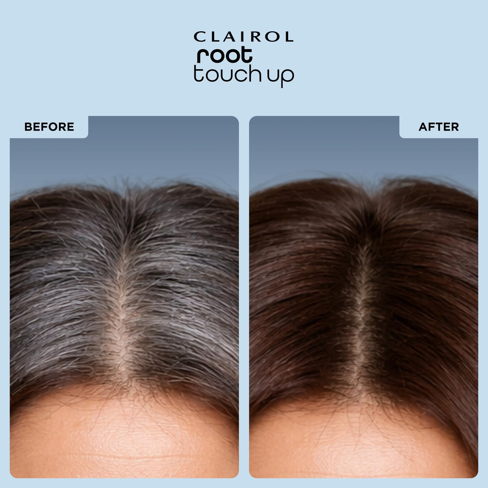 Light Gray Clairol Root Touch-Up Color + Volume 2-in-1 Temporary Hair Coloring Spray, Medium Brown Hair Color, Pack of 1 - Packaging May Vary